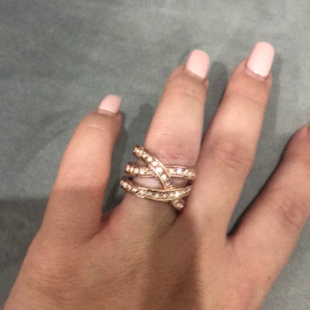 Beautiful rose gold ring